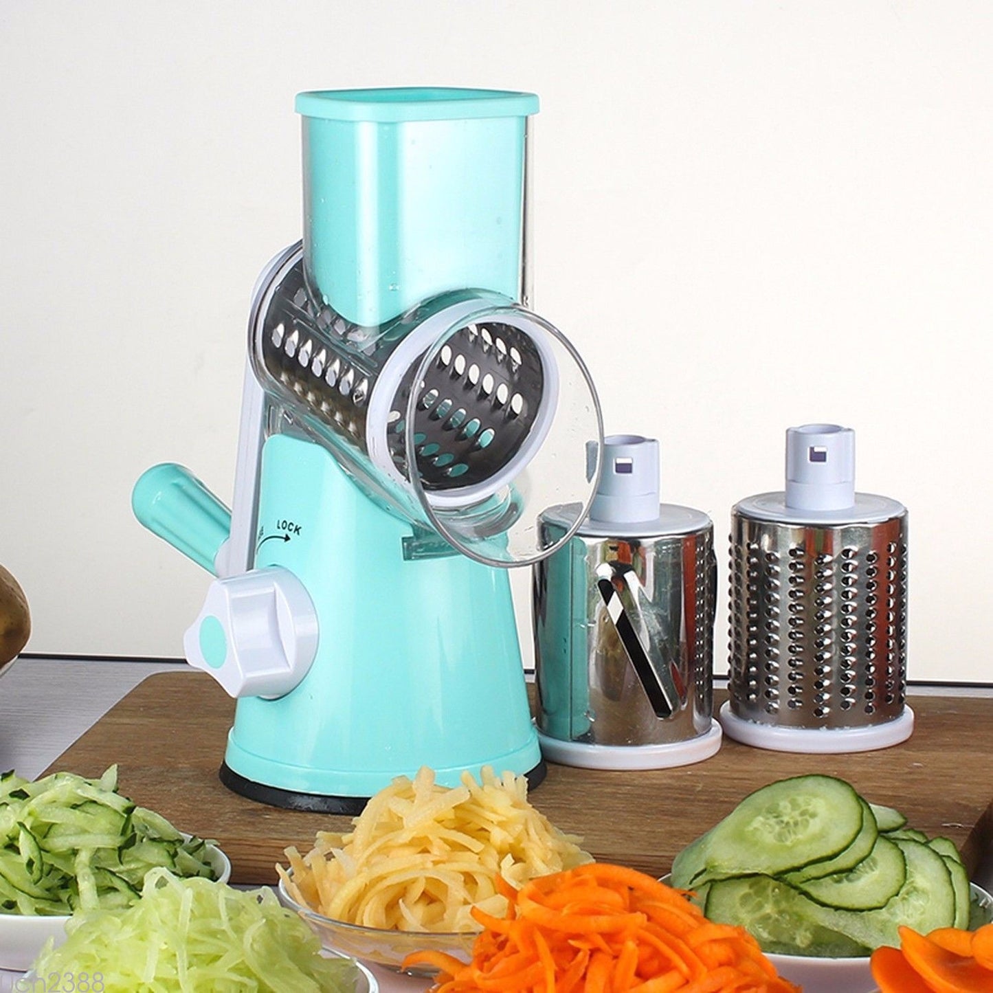 Round Mandoline Slicer – Vegetable & Julienne Cutter
