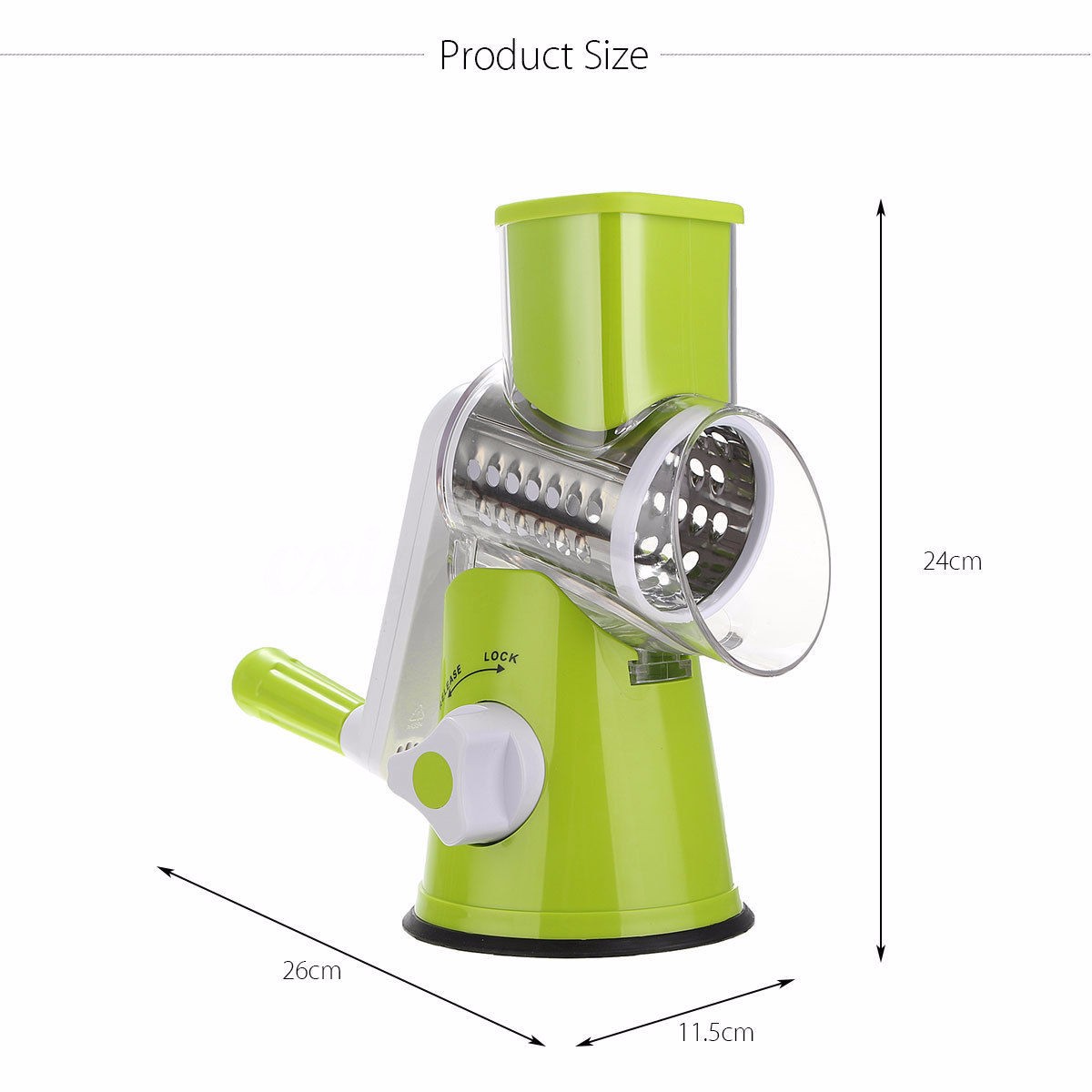 Round Mandoline Slicer – Vegetable & Julienne Cutter