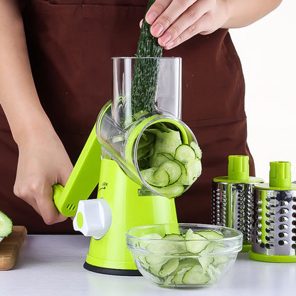 Round Mandoline Slicer – Vegetable & Julienne Cutter