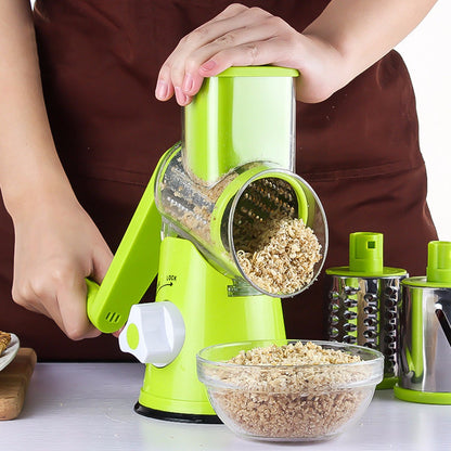 Round Mandoline Slicer – Vegetable & Julienne Cutter