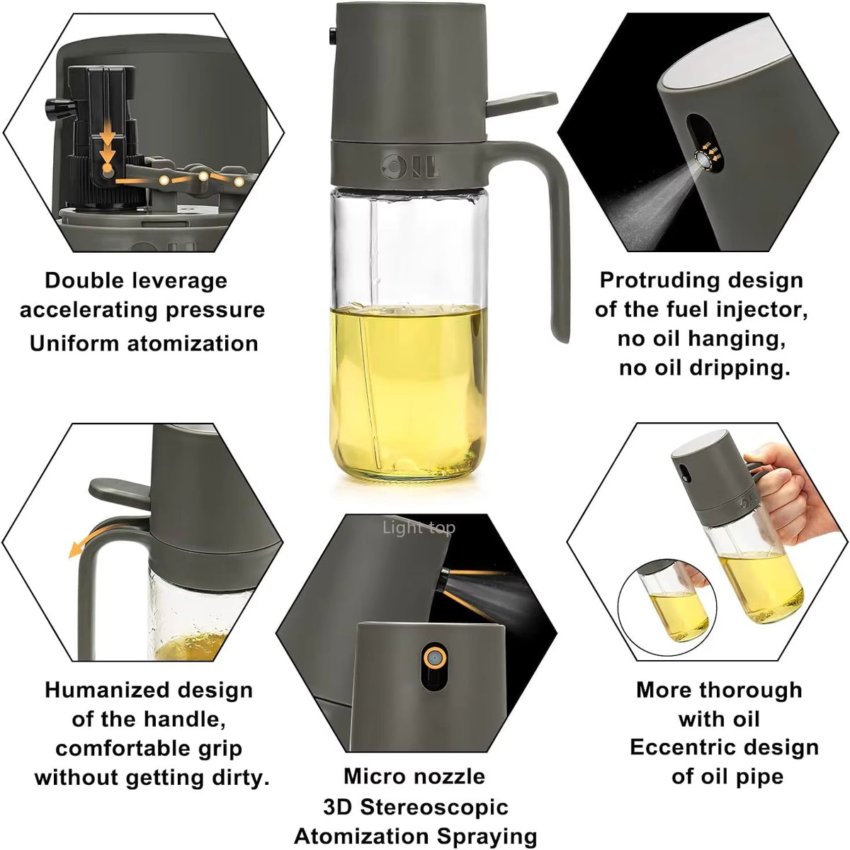 Glass Oil Sprayer Bottle – Kitchen Mister