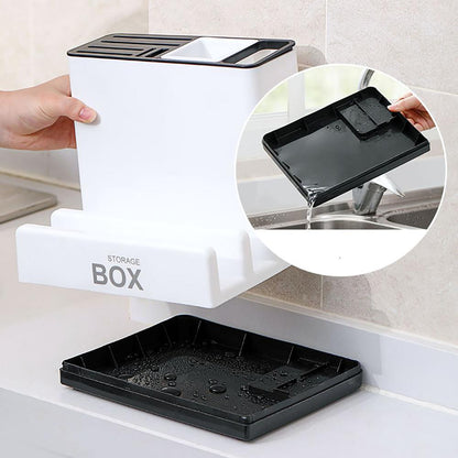 Kitchen Knife & Tableware Storage Rack