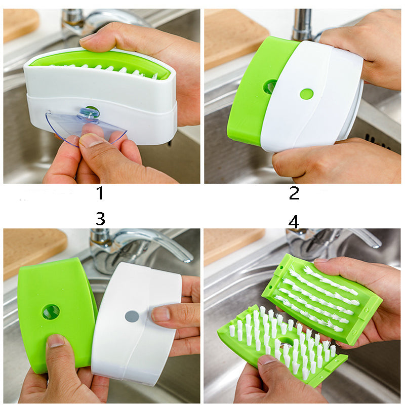Kitchen Knife & Vegetable Cleaning Brush