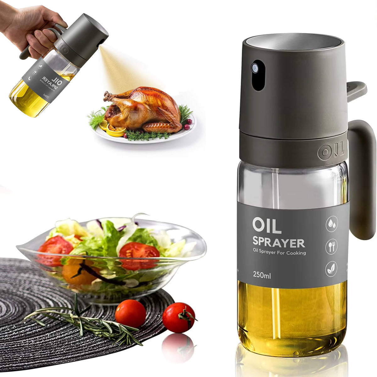 Glass Oil Sprayer Bottle – Kitchen Mister